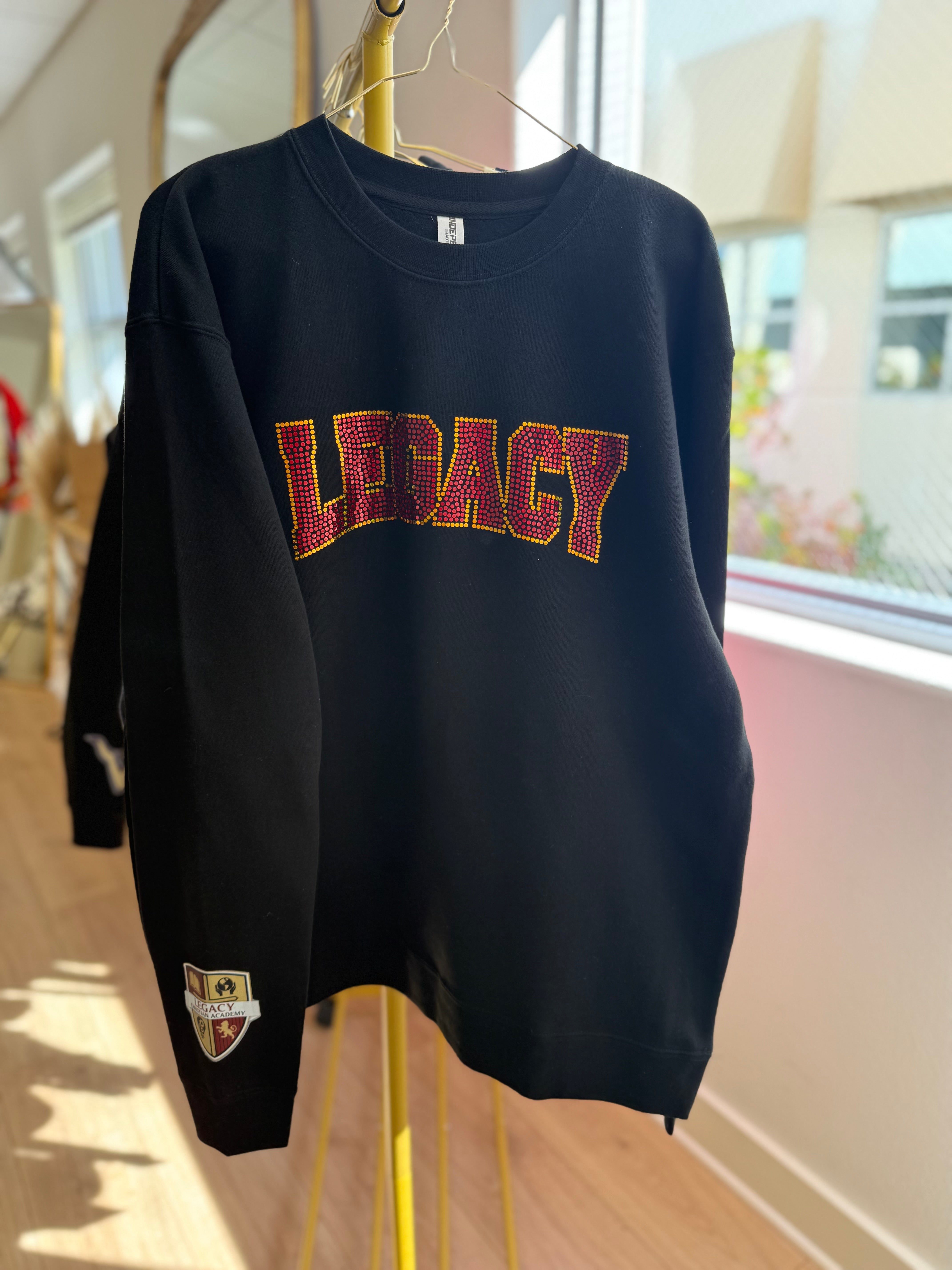 Legacy Bling + 1 sleeve Sweatshirt